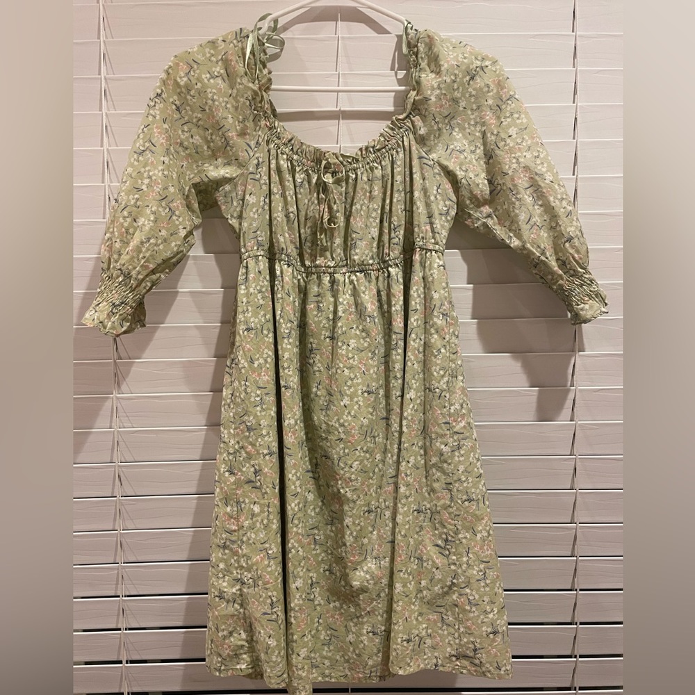 Floral spring dress